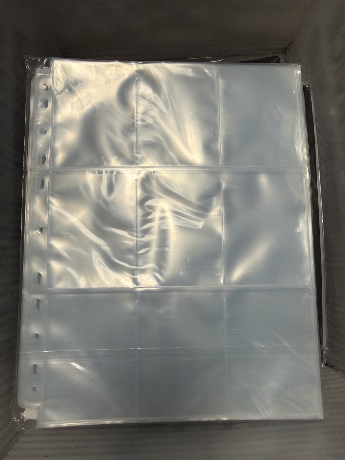 9 Pocket Binder Pages 1 Pack of 25 Sheets Premium Quality for Sports & TCG Cards