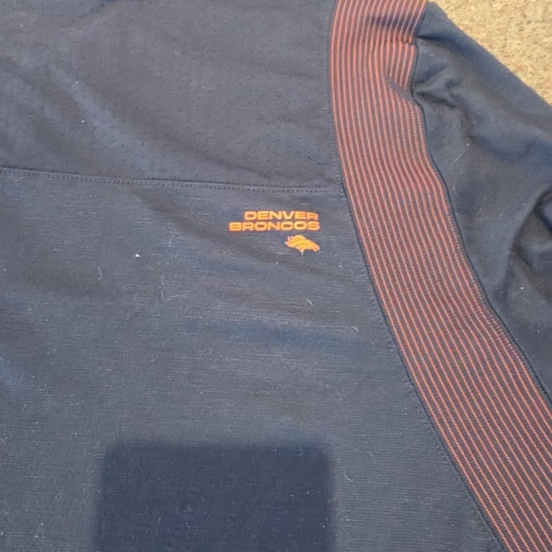 Denver Broncos Lot 5 Pcs Sz Xl+ Jersey Hoodie LS Shirt Golf Towel Windbreaker