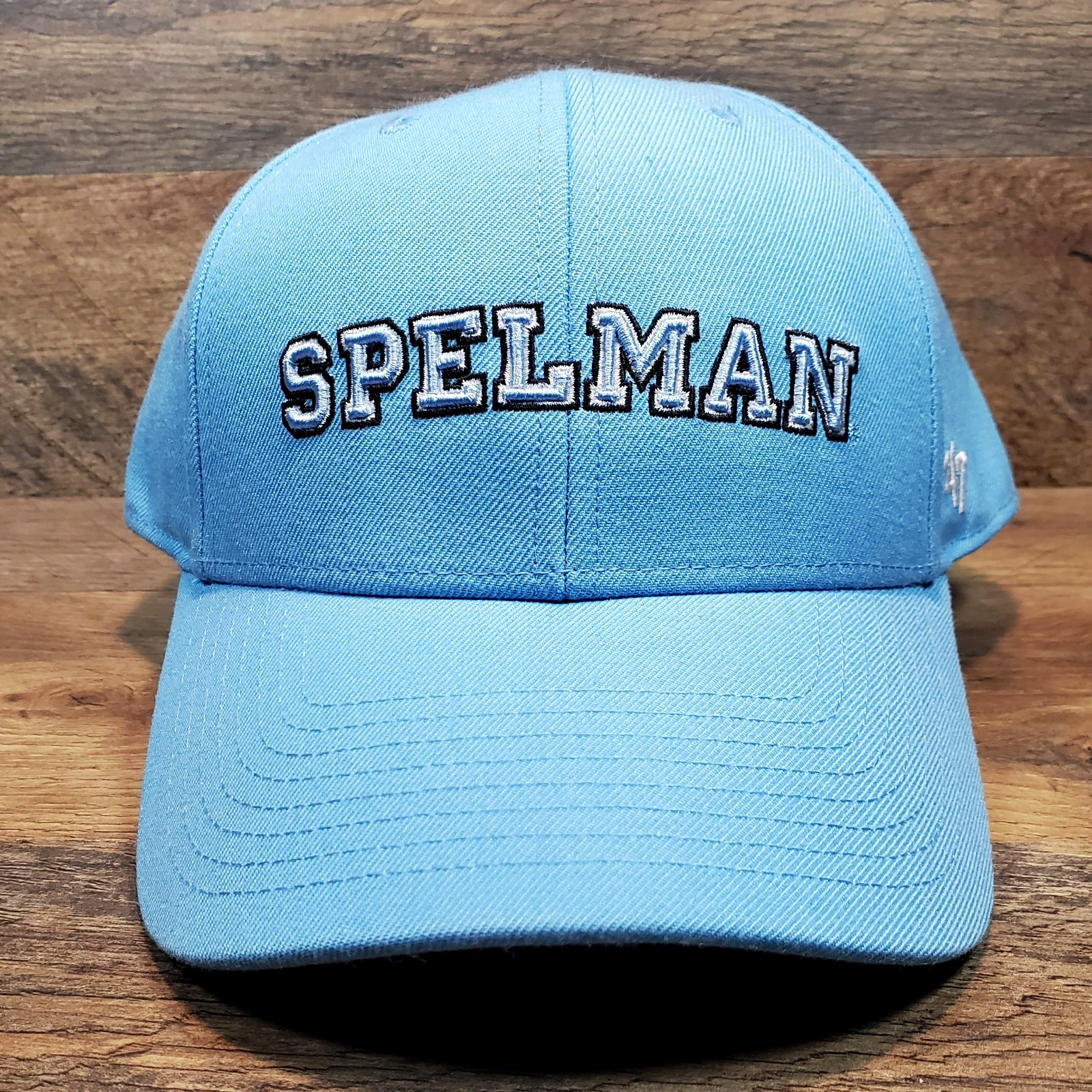Spelman College Jaguars ’47 Brand MVP Strapback Script Hat Cap Columbia Blue NEW