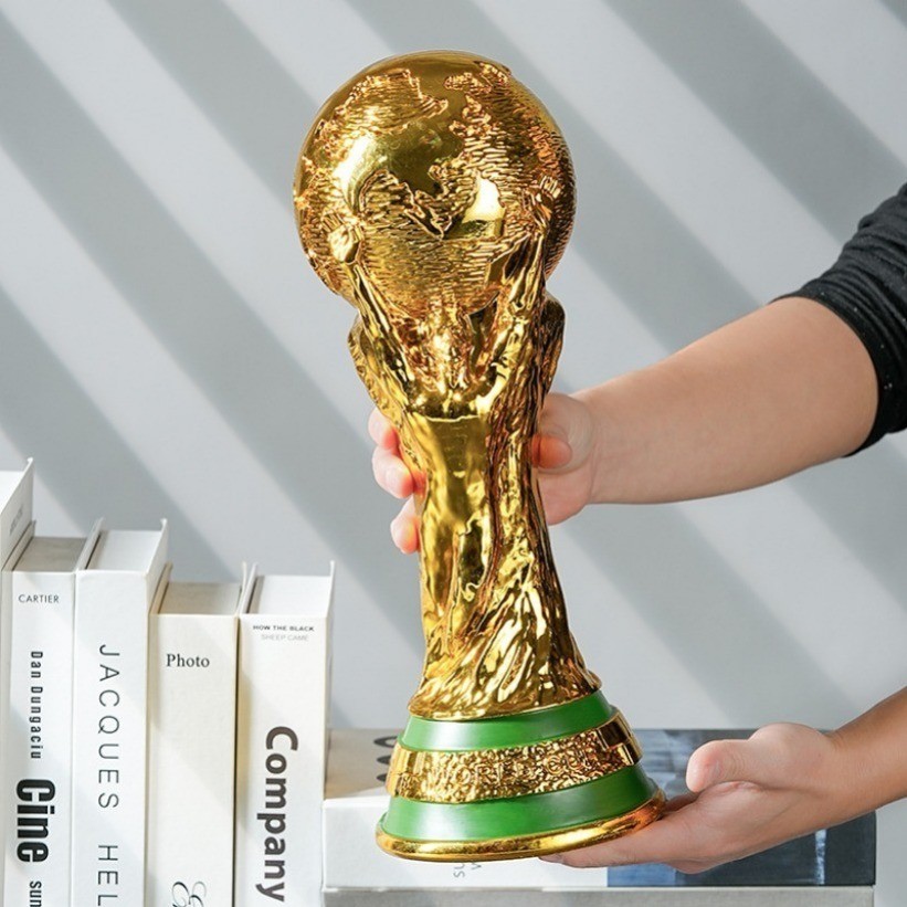 1:1 World Cup Replica Trophy Full Size 2022 Qatar -Height 36cm/14in ornament New