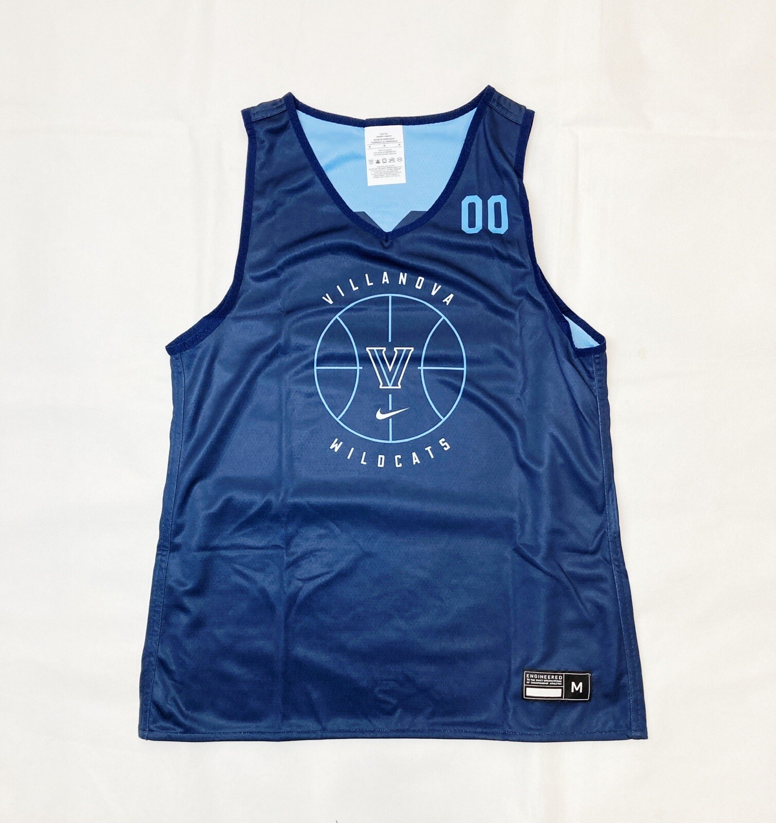 Nike Villanova Wildcats Reversible Mesh Bucket Jersey Women’s M Blue DN5696