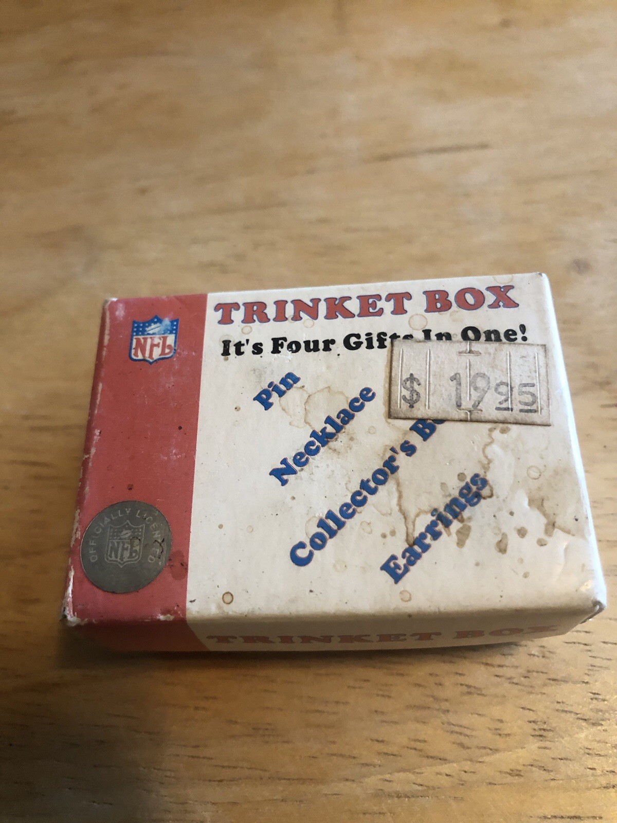 Chicago Bears Trinket Box (Jewelry – 4 Items In One)