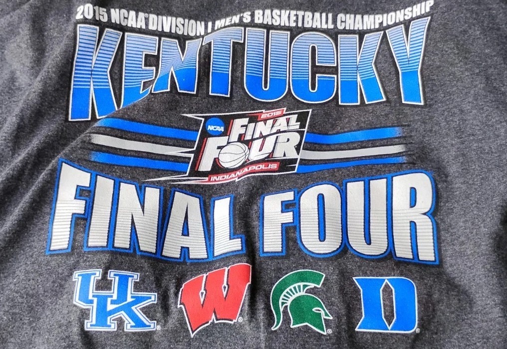 Lot Of 5 Men’s T-shirts University Kentucky NCAA Champions,FINAL FOURS XL to L
