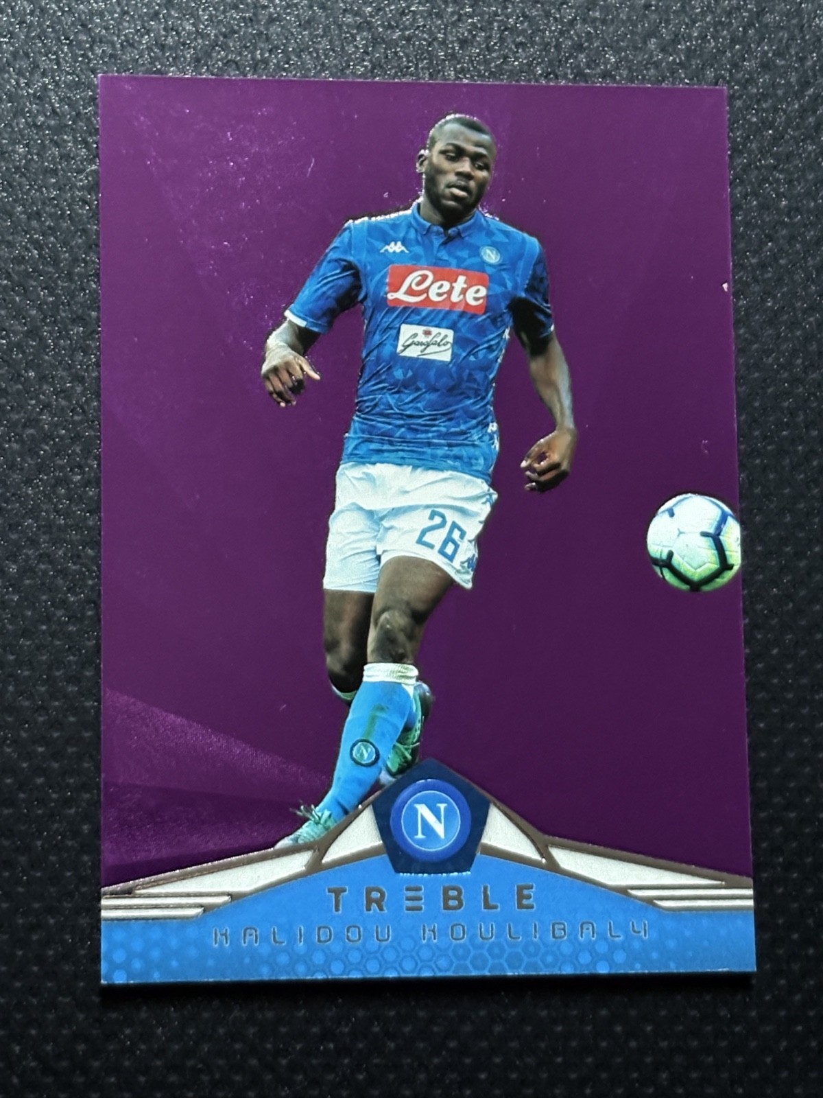 Kalidou Koulibaly 12/50 Topps Museum Jersey Auto Patch CL 19-20 & Panini Treble