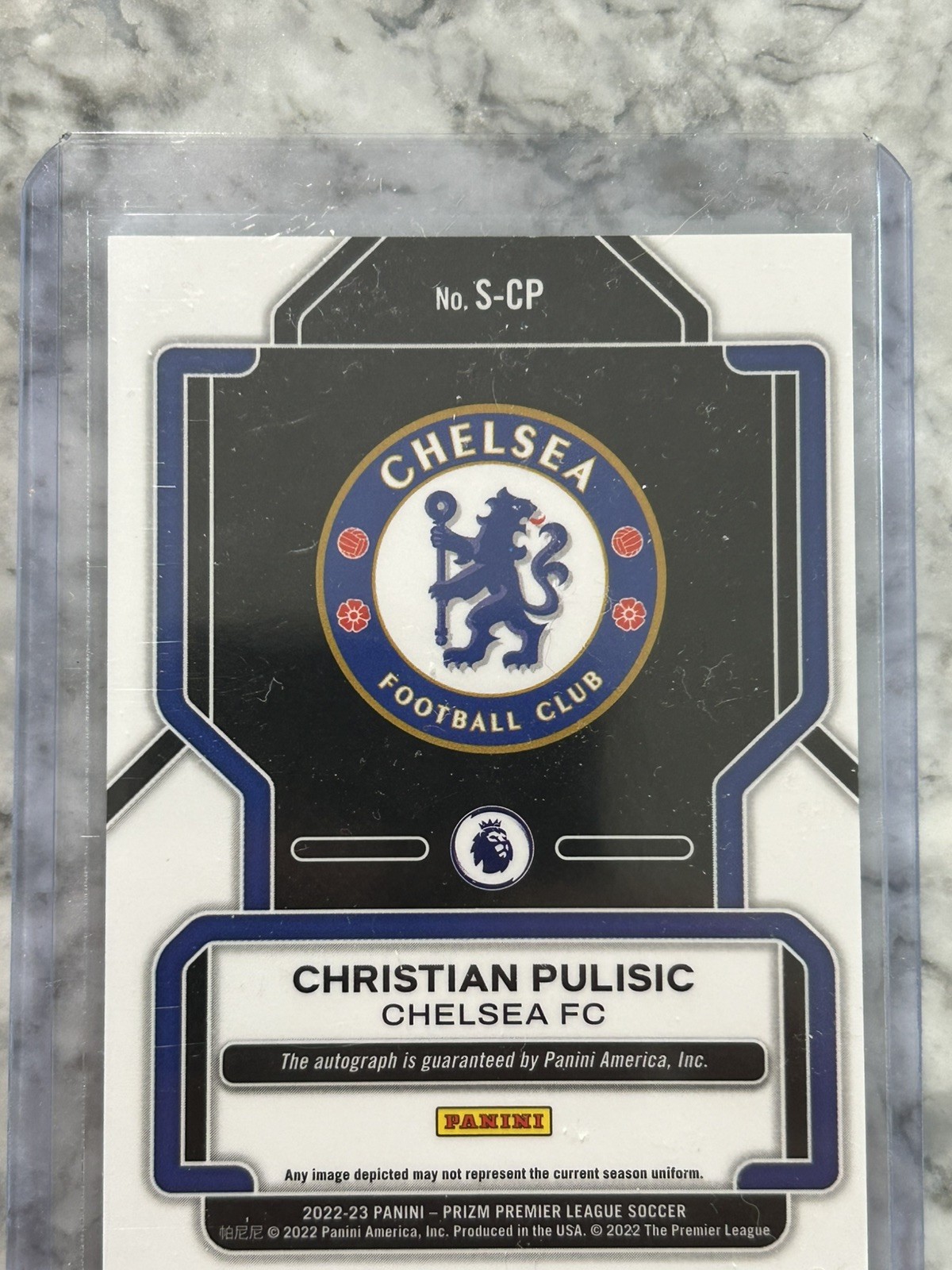 2022-23 Panini Prizm Premier League #S-CP Christian Pulisic Signatures