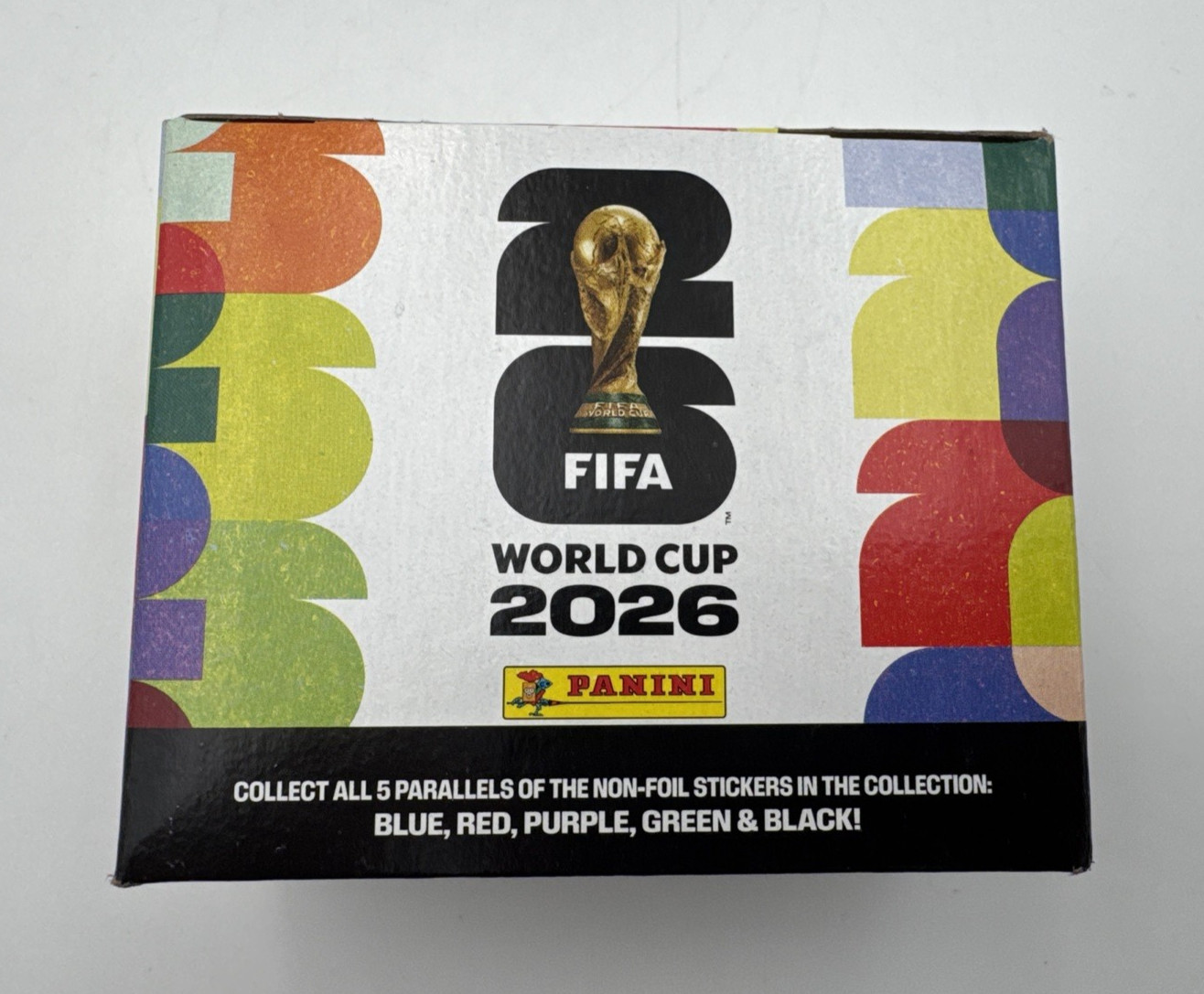 2026 Panini FIFA World Cup Sticker Box Factory Sealed 25 Packs U.S. Edition 2026