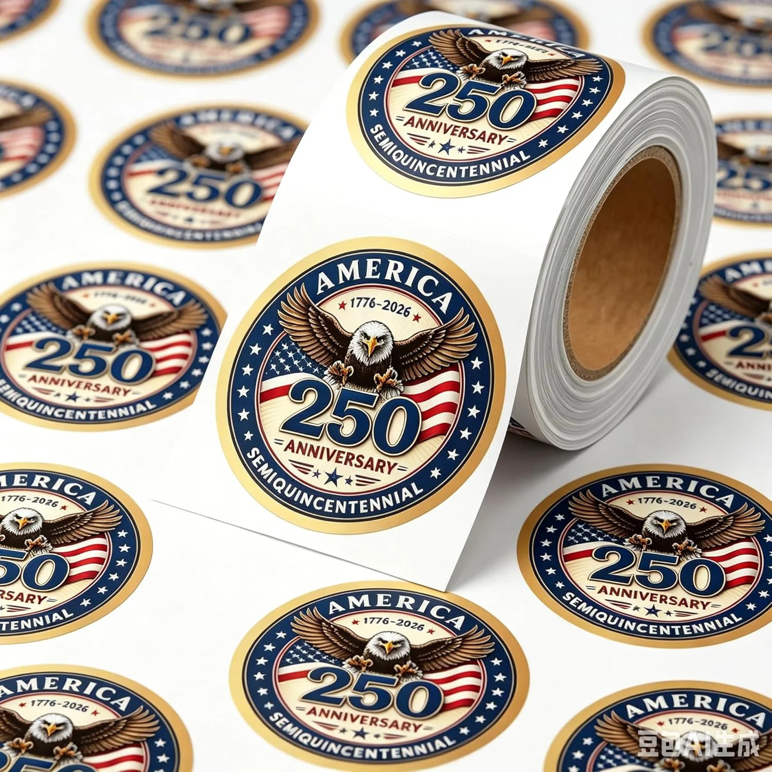 500 PCS 250th Anniversary Sticker 250 Anniversary USA Merchandise 250th Annivers