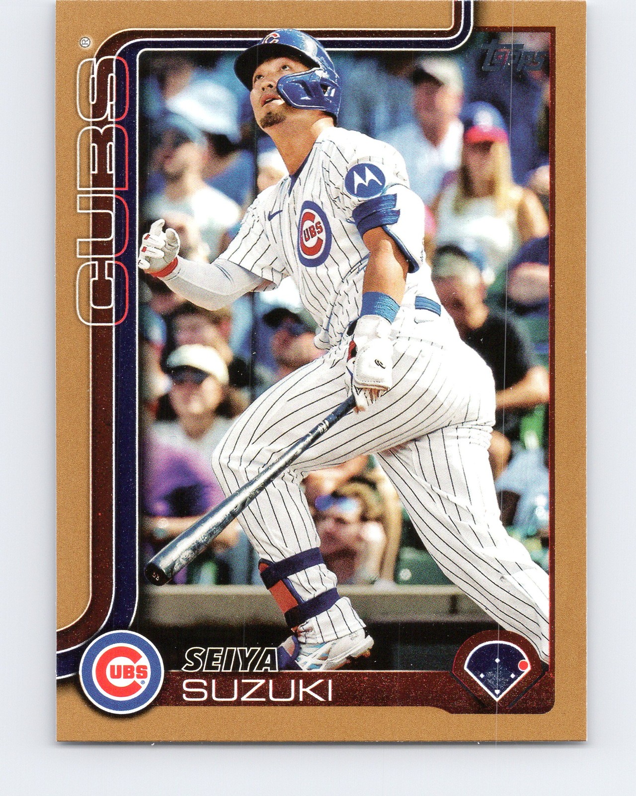 2025 Topps #457 Seiya Suzuki Gold 1892/2025 Chicago Cubs