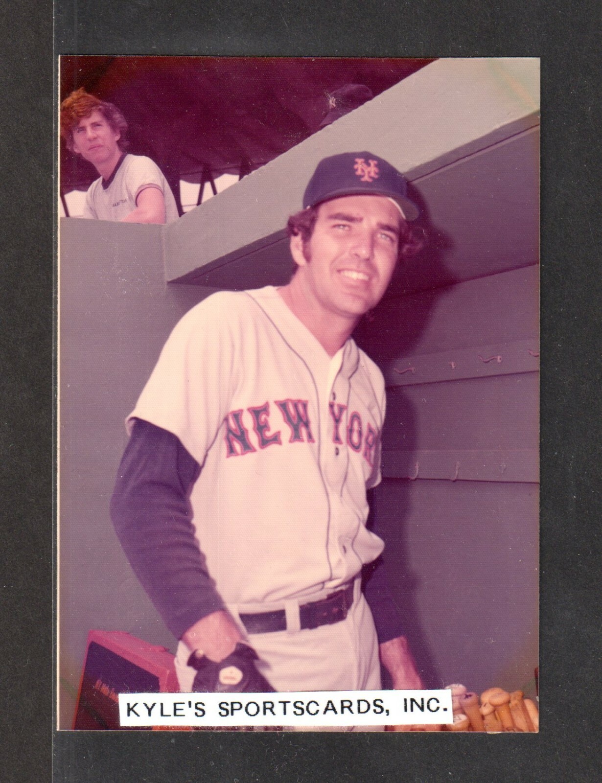 Ed Kranepool NY METS UNSIGNED 3-1/2 x 4-7/8 ORIGINAL COLOR SNAPSHOT PHOTO #12