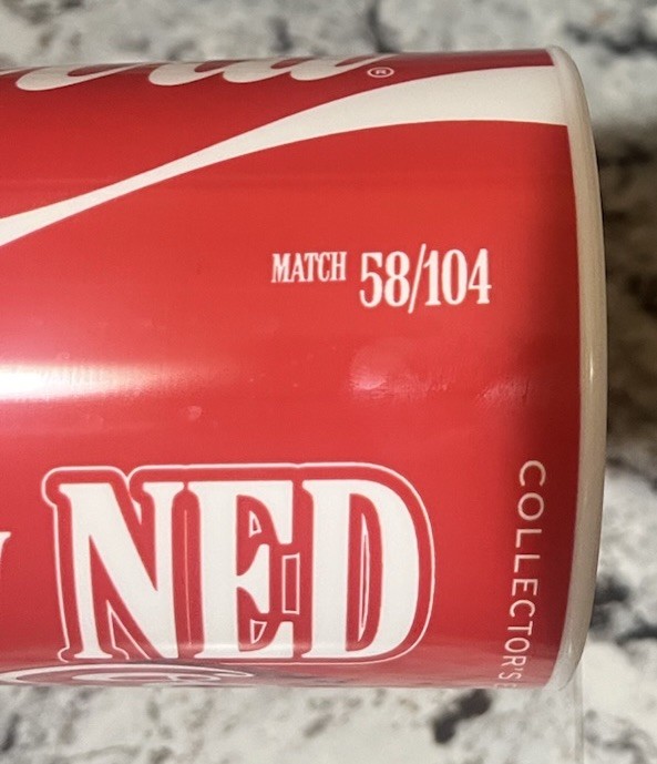 Coca-Cola FIFA World Cup 2026 NED vs TUN Kansas City Collector’s Cup NEW UNUSED