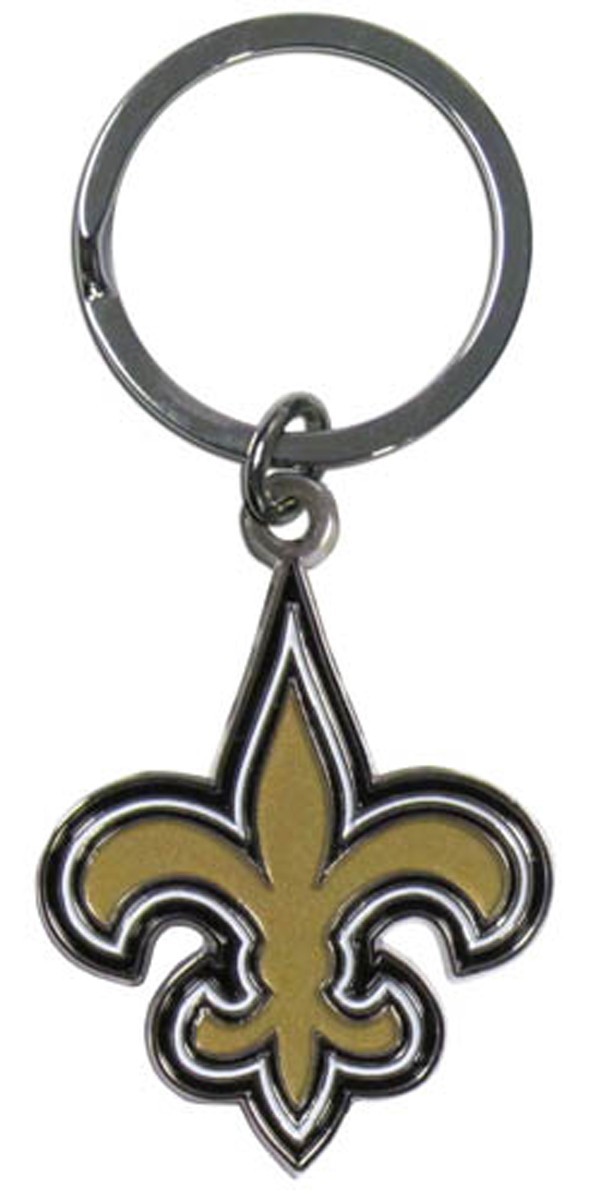 NFL Team Logo Metal Keychain—Official Team Colors—Fan Collectible Free Shipping