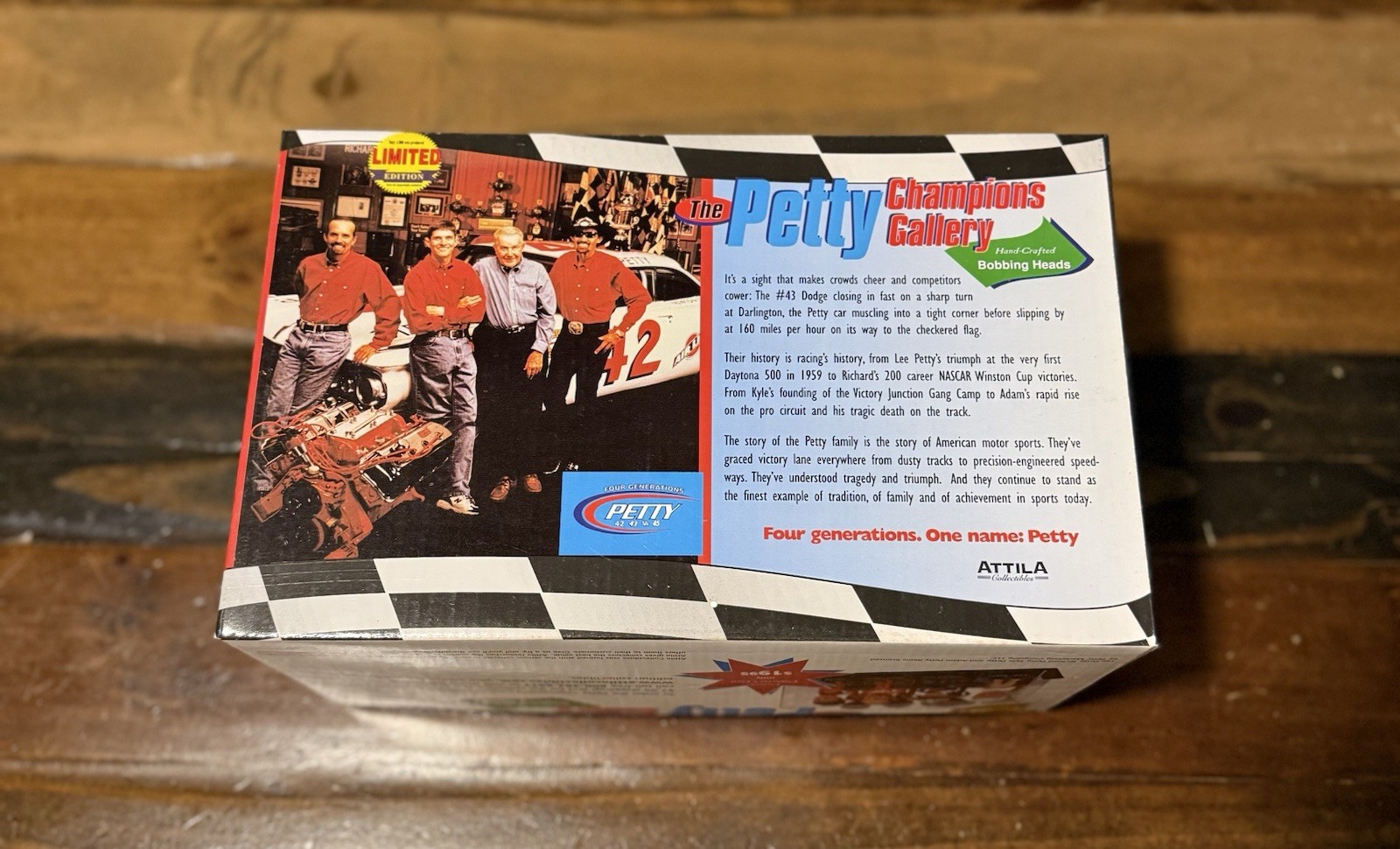 The Petty Champions Gallery Bobbing Heads Set Bobbleheads /5000 NASCAR