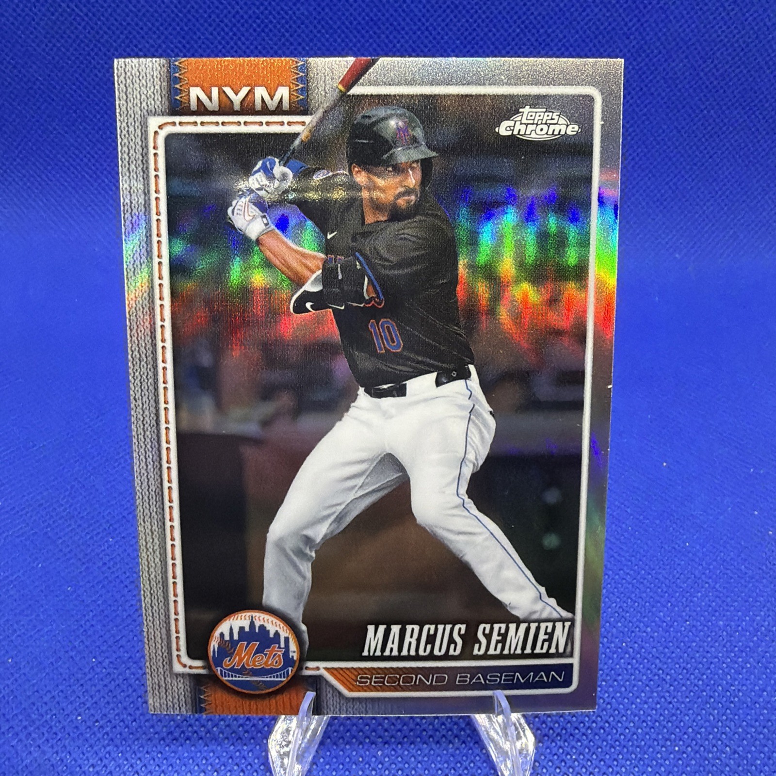 2026 Topps Chrome Marcus Semien Refractor #281 New York Mets