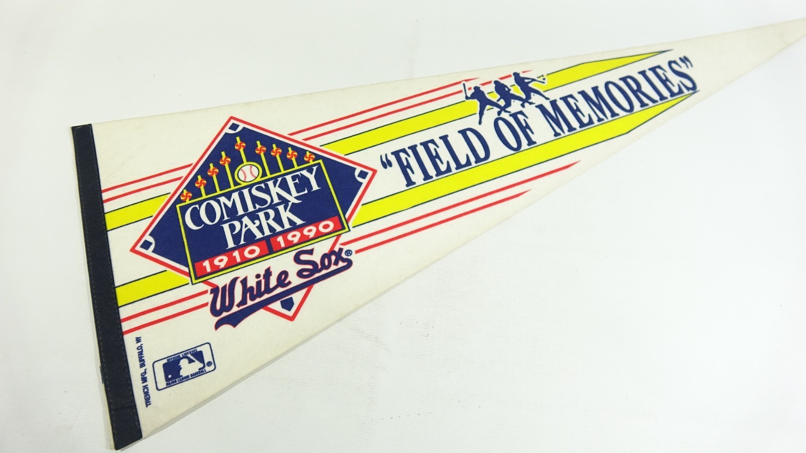 Chicago White Sox Comiskey Park 1910 – 1990 Field Of Memories Pennant