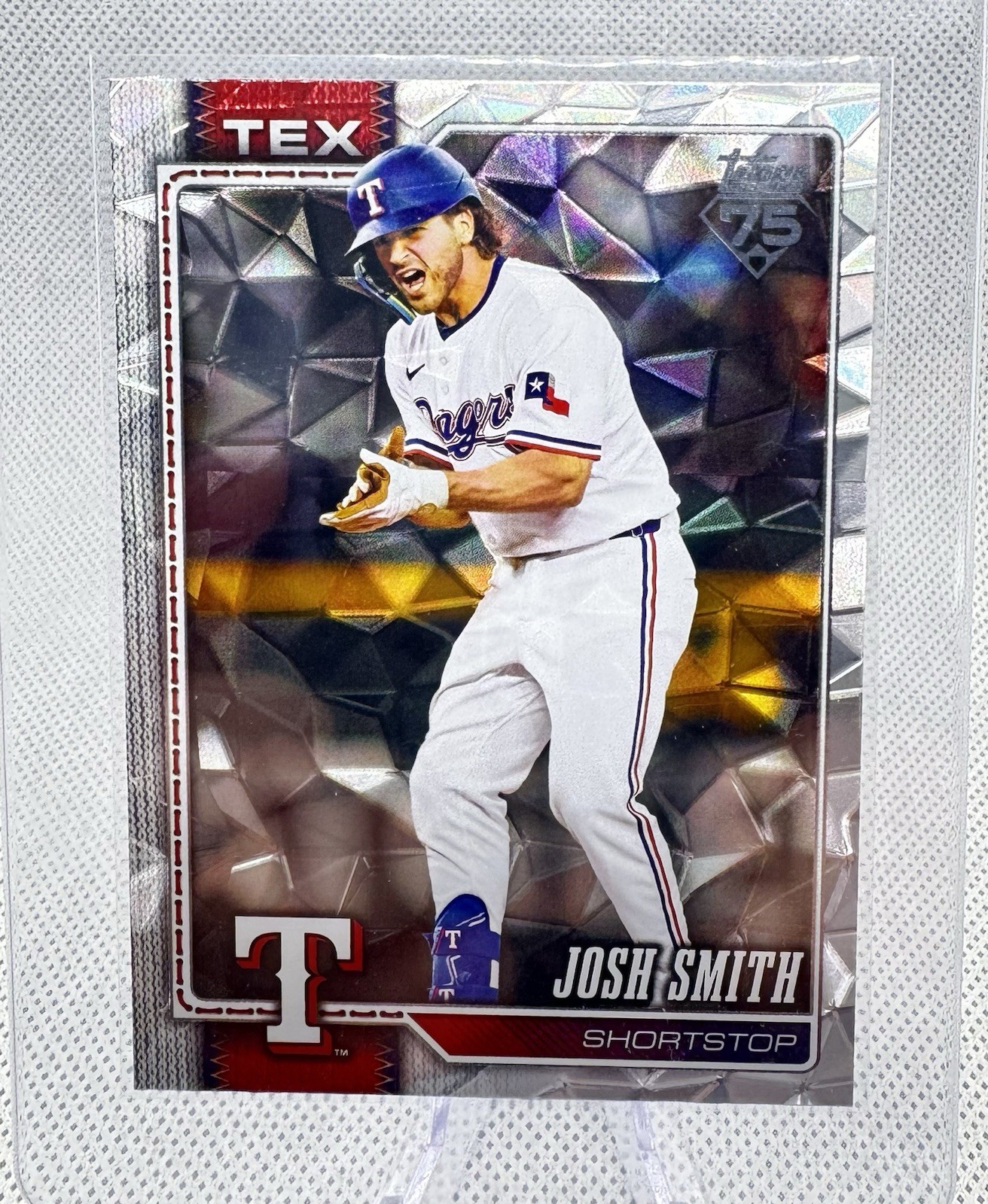 2026 Topps Series 1 – Josh Smith [Diamante Foil] #169 RANGERS