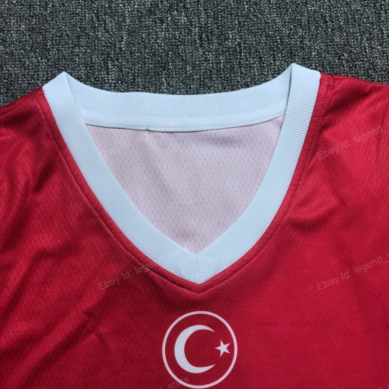 Custom 2019 China Cedi Osman 6 Team Türkiye Turkey Basketball Jersey Printed Red