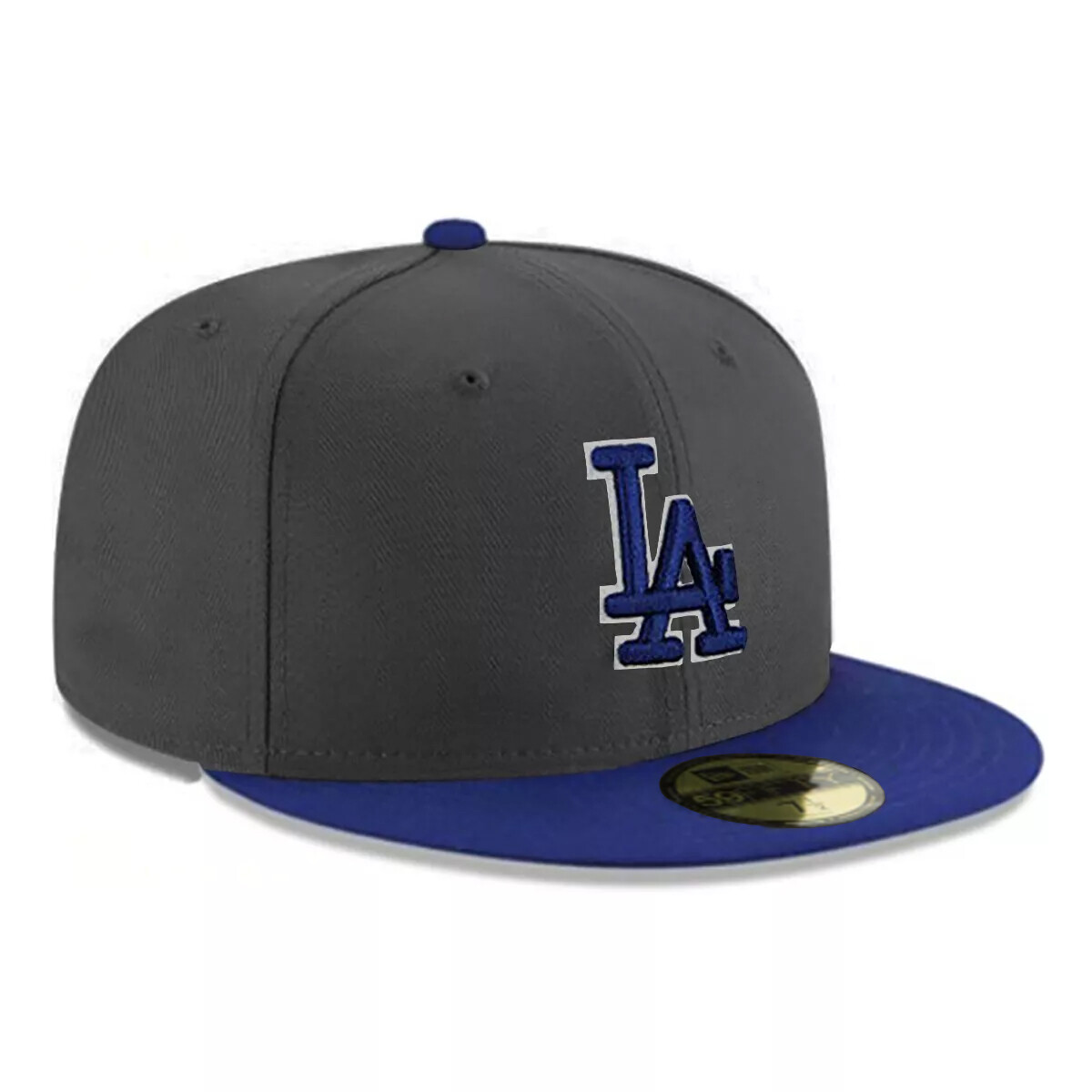 Los Angeles Dodgers LAD MLB Authentic New Era 59FIFTY Fitted Cap – Dark Gray