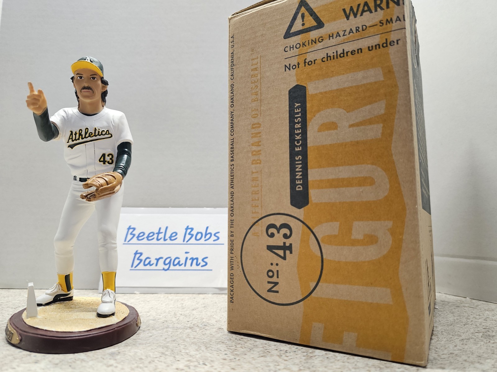 Dennis Eckersley Oakland A’s MLB 2004 SGA Statue Figurine NIB HOF