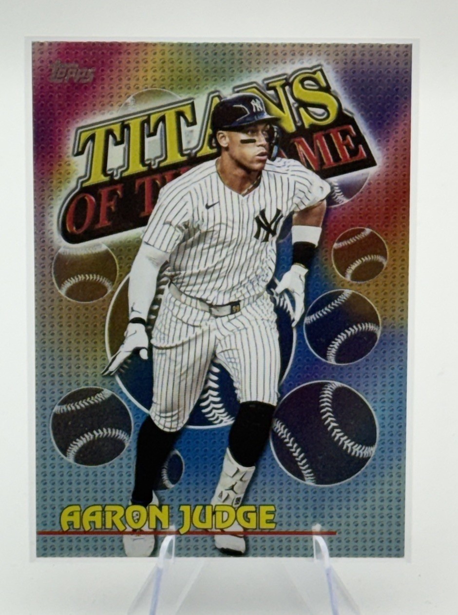 2026 Topps Series 1 Titans of the Game Aaron Judge TOG-3 New York Yankees