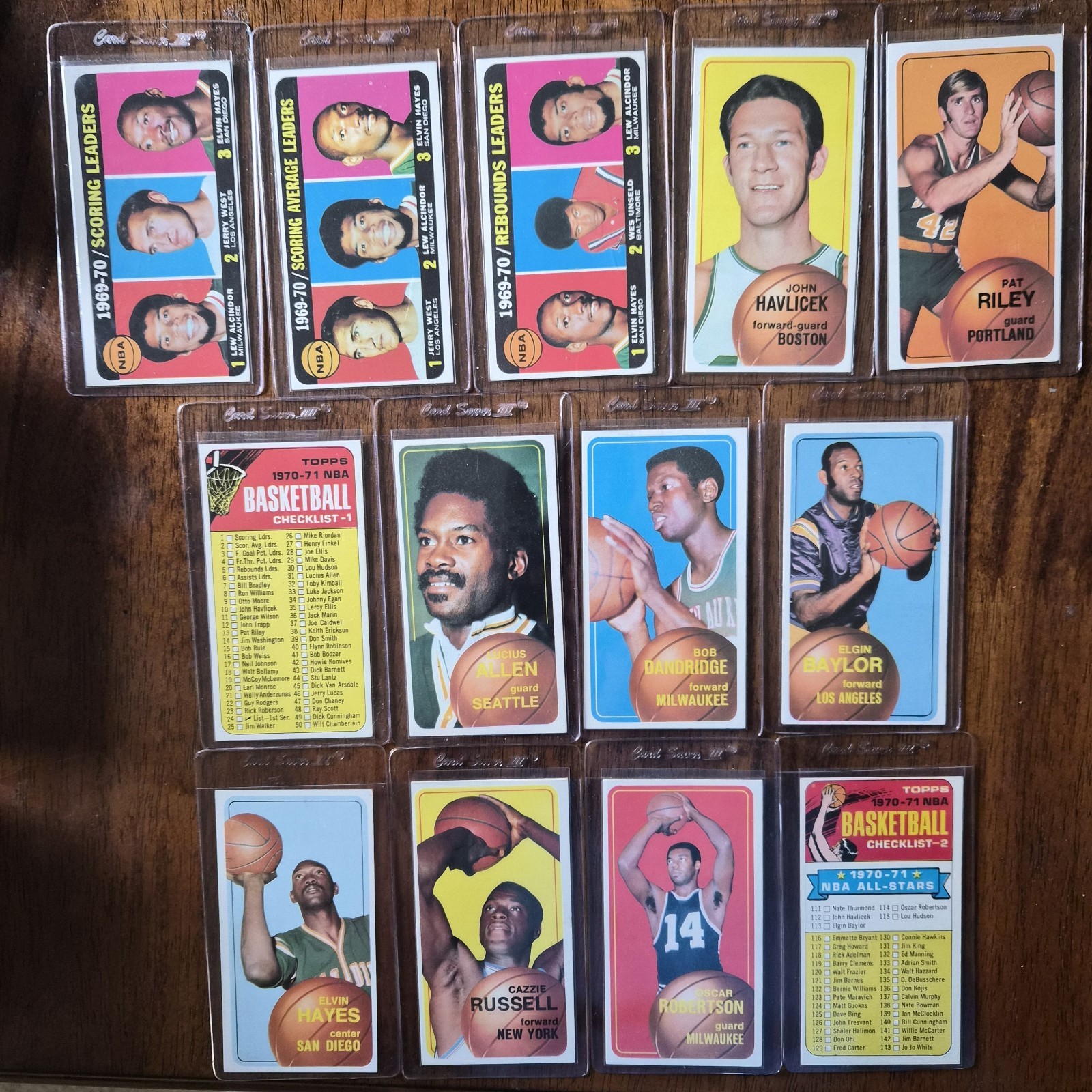 1970-71 Topps Basketball Near Set (171/175) Avg EX+ to NM