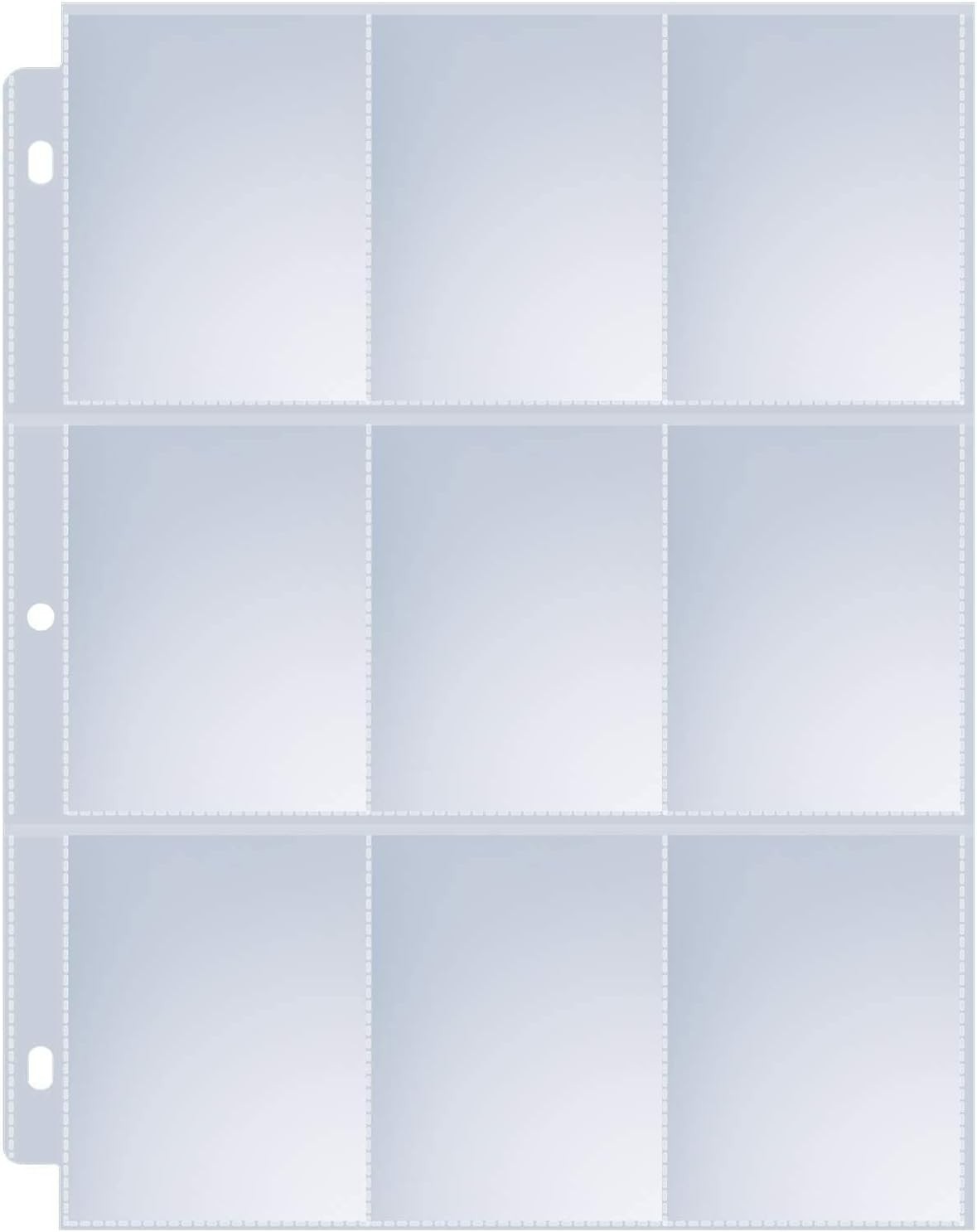 Durable Single-Sided Page Protectors – 36 Pack for Card Storage and Displays