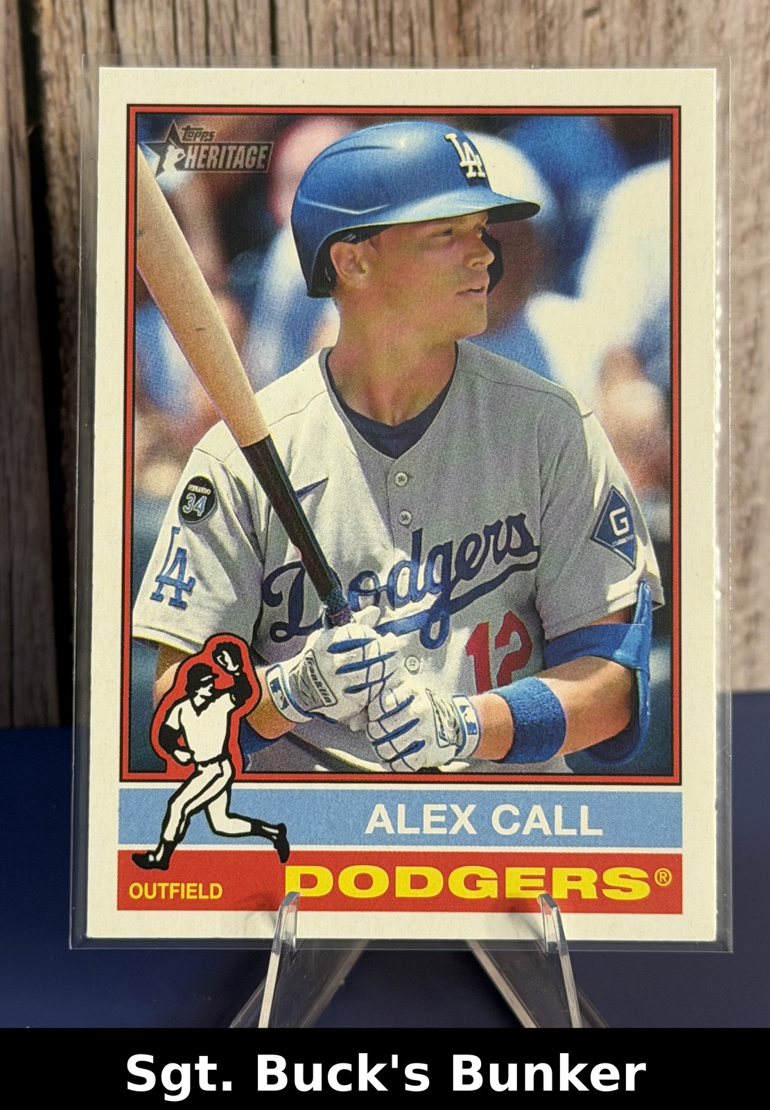 2025 Topps Heritage Alex Call #577 NM Dodgers