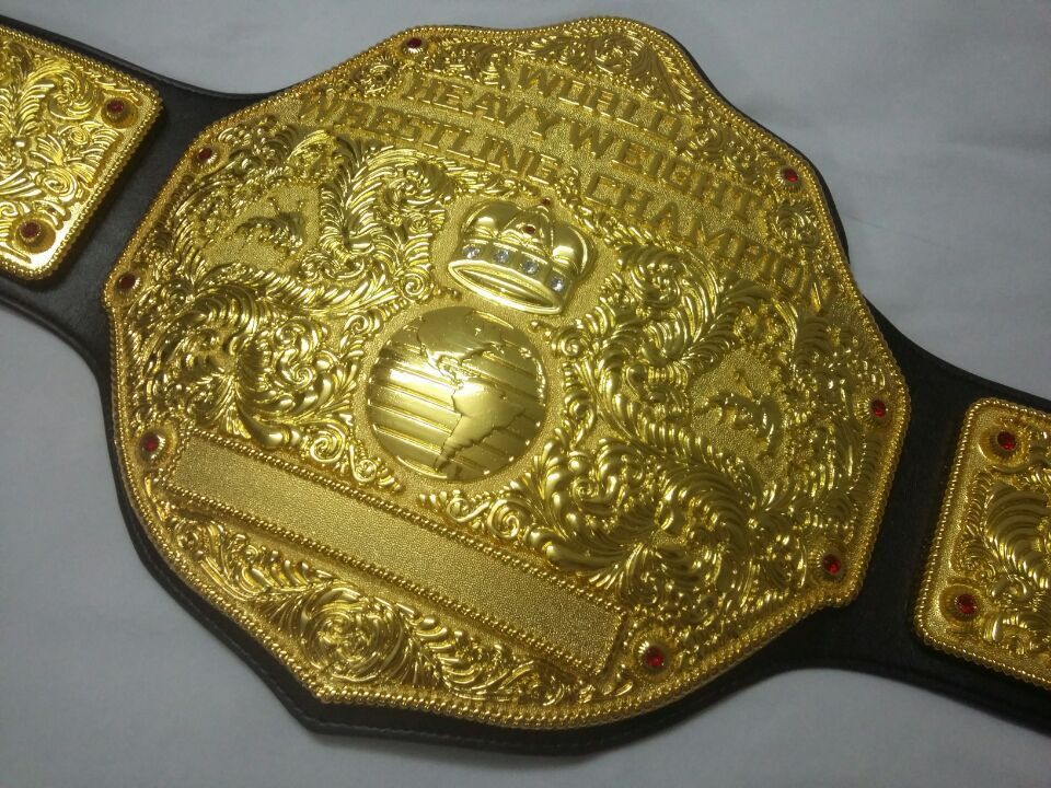 New Big Gold Textured Heavyweight Adult Wrestling Championship Title Belt 6.8lbs