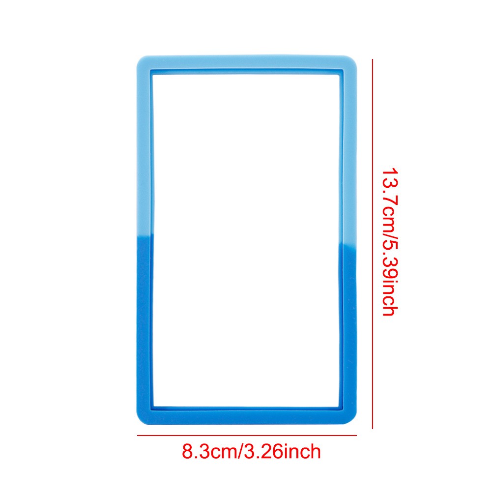 6Color/Set Silicone Bumper Guard Slab Edge Protector Case For PSA Graded Cards