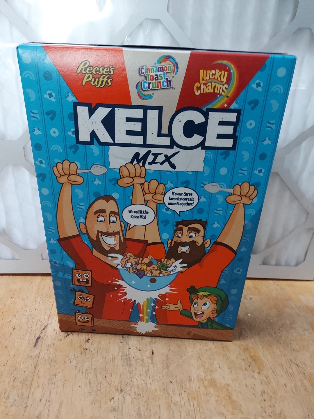 Kelce Mix Travis Kelce & Jason Kelce Mix Cereal General Mills NEW