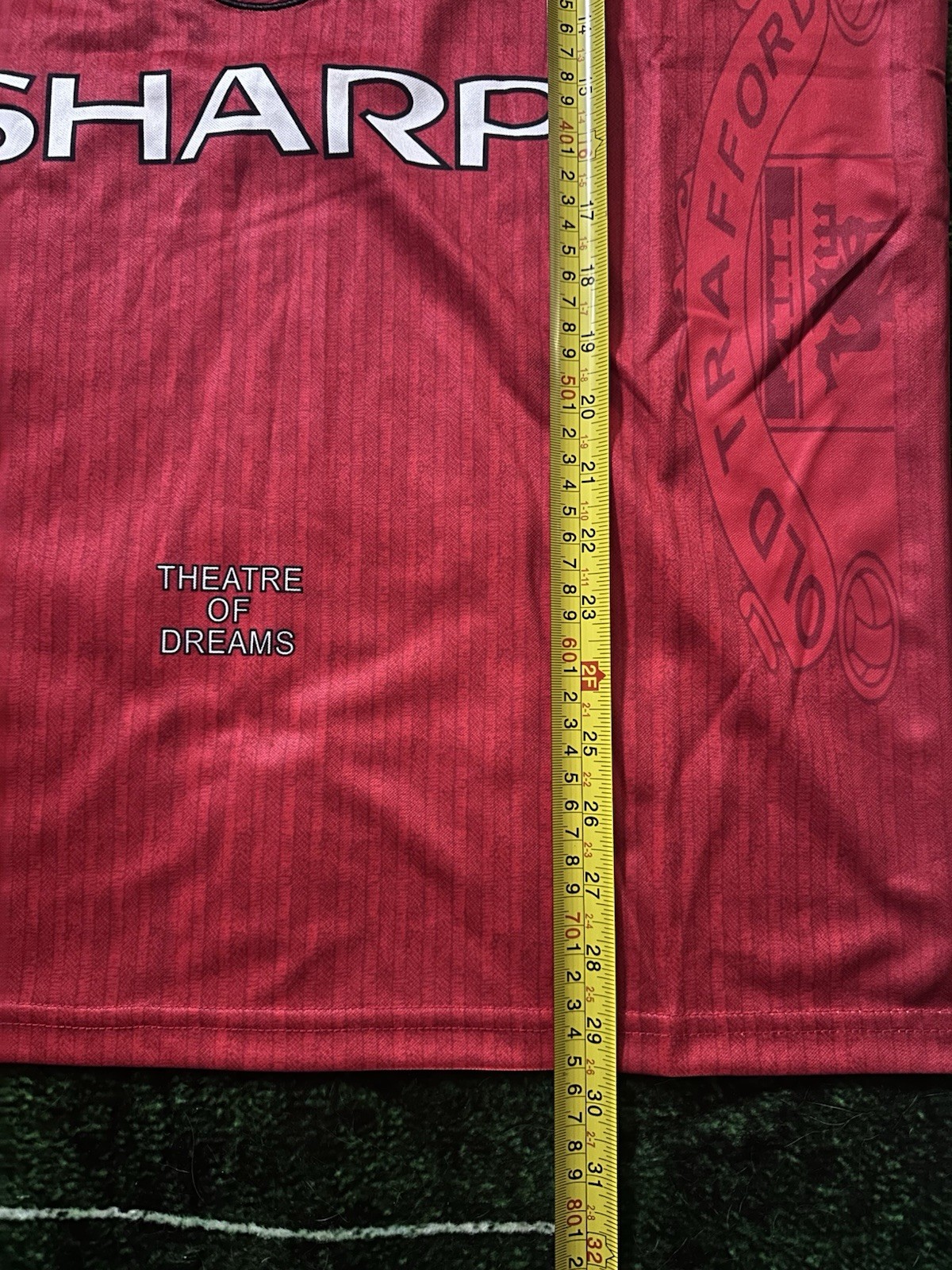 Eric Cantona Manchester United 96/97 Retro Umbro Soccer Jersey Player Fit XL #7
