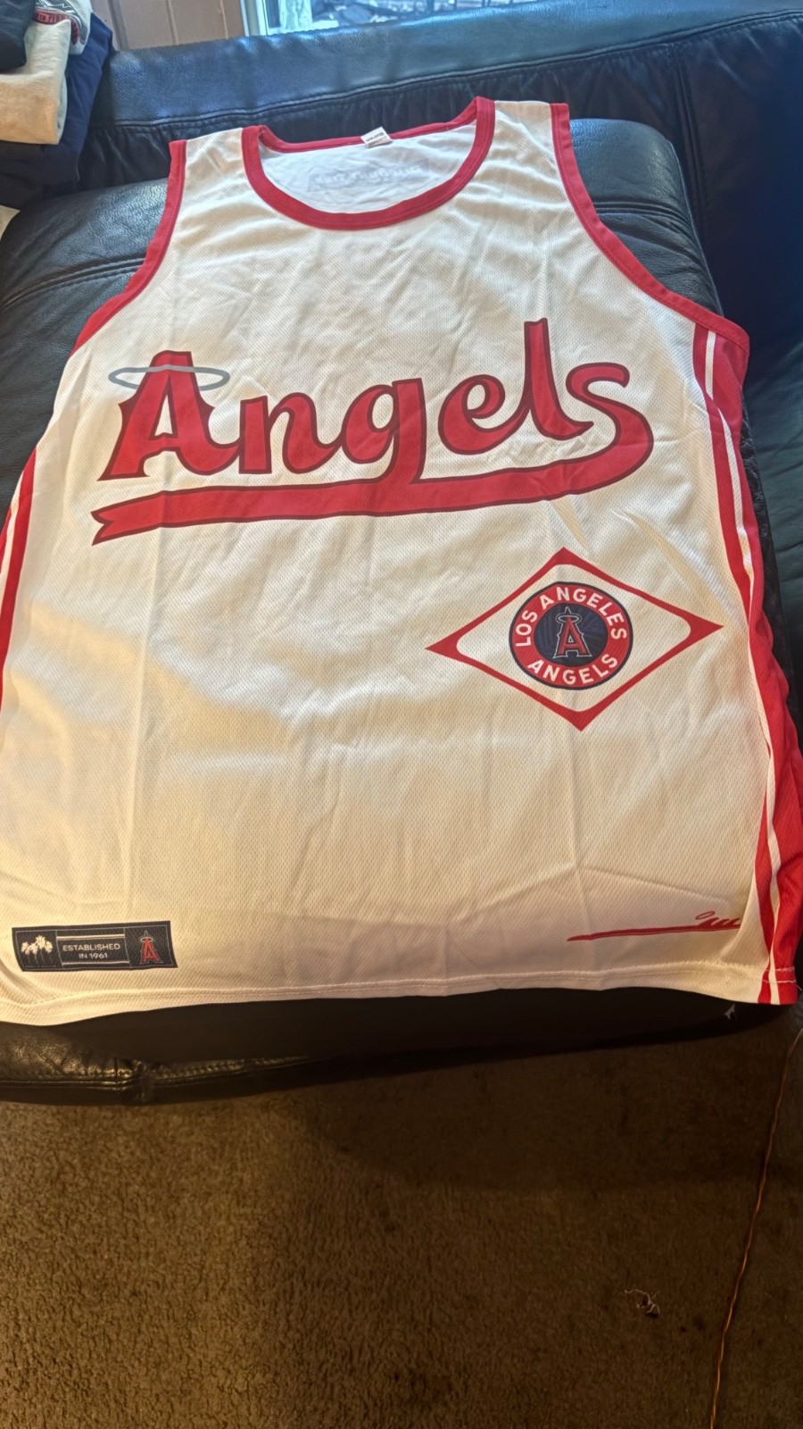 Anaheim Angels Los Angeles Stadium give away jersey tank top mint new no tags