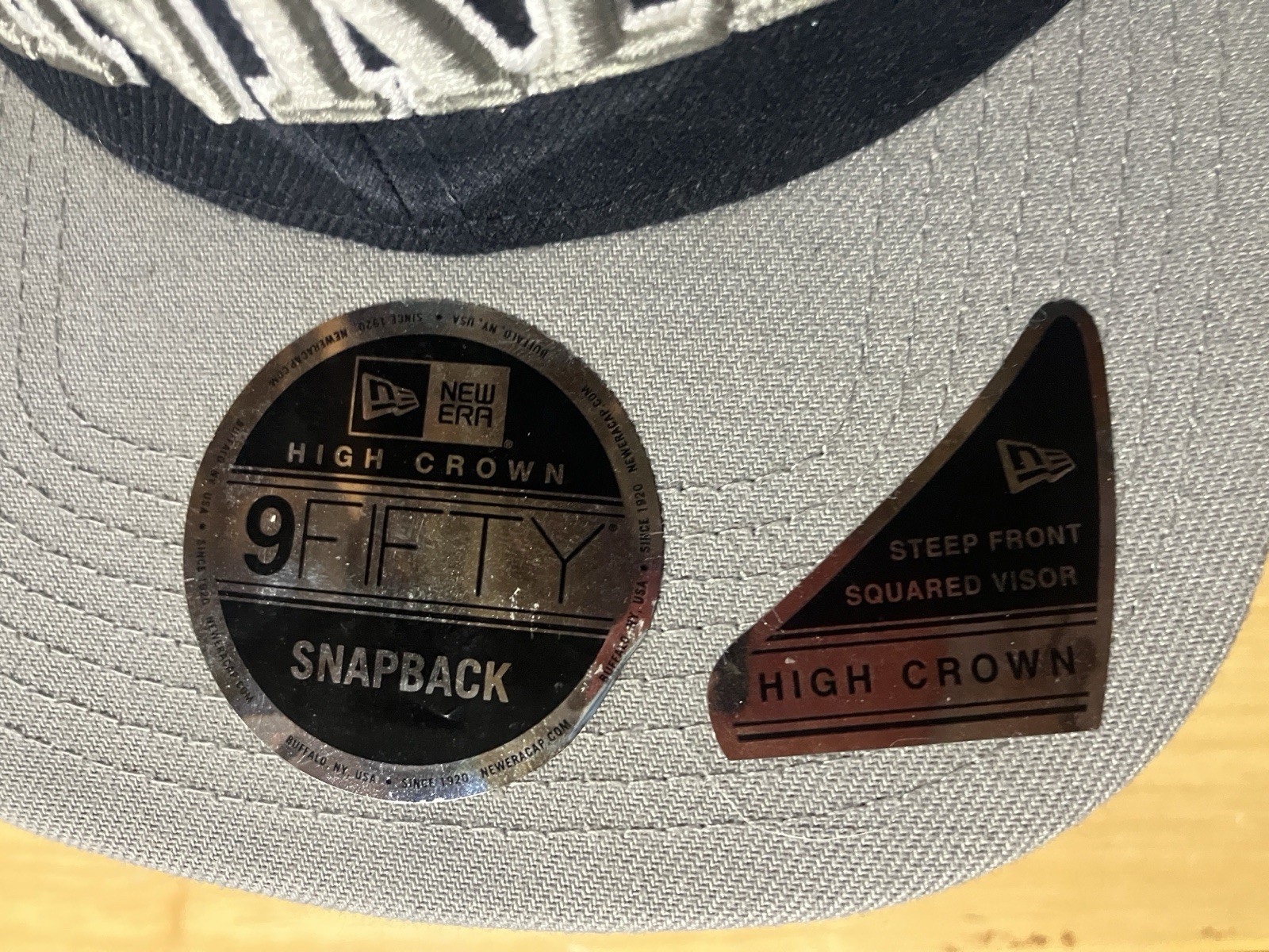 New York Yankees New Era 9Fifty Square Visor High Crown Adjustable Snapback