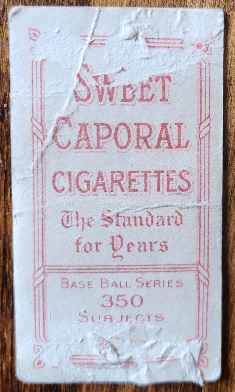 1909-11 T206 Sweet Caporal Card Lot 6 McGann Overall O’Neil Merkle Oldring PR/GD