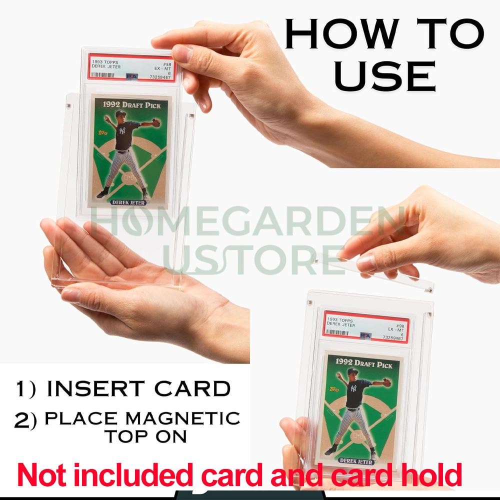 PSA/CGC/TAG Graded Card Slab Acrylic Magnetic Display Protector Case