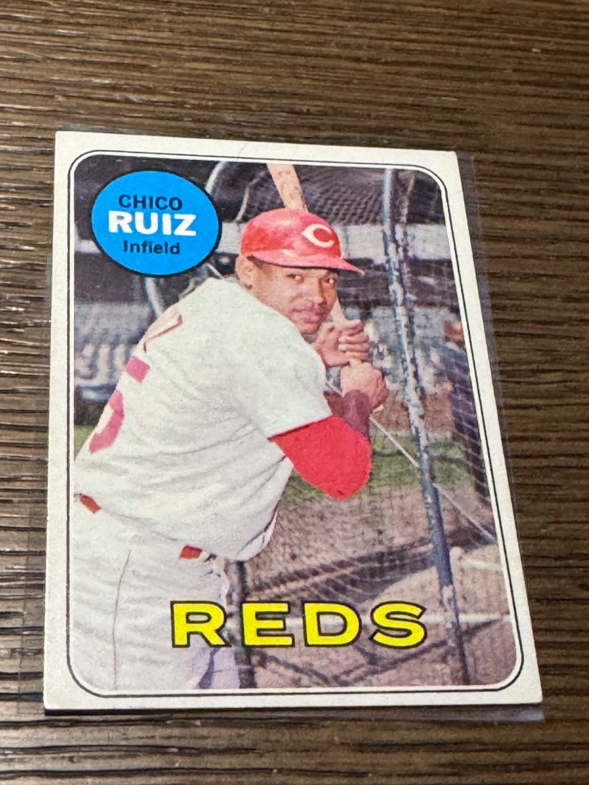 1969 Topps – Chico Ruiz #469 – Cincinnati Reds – EX – Free Shipping