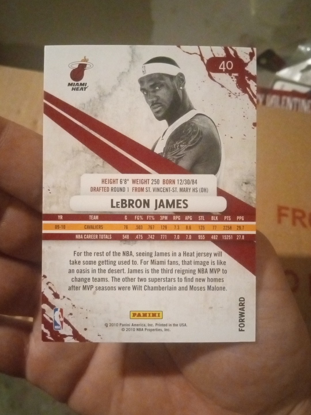 LeBron James Lot 2009-10 Bowman 48 #14 Cavaliers Toppps NM-M Upperdeck 09-10