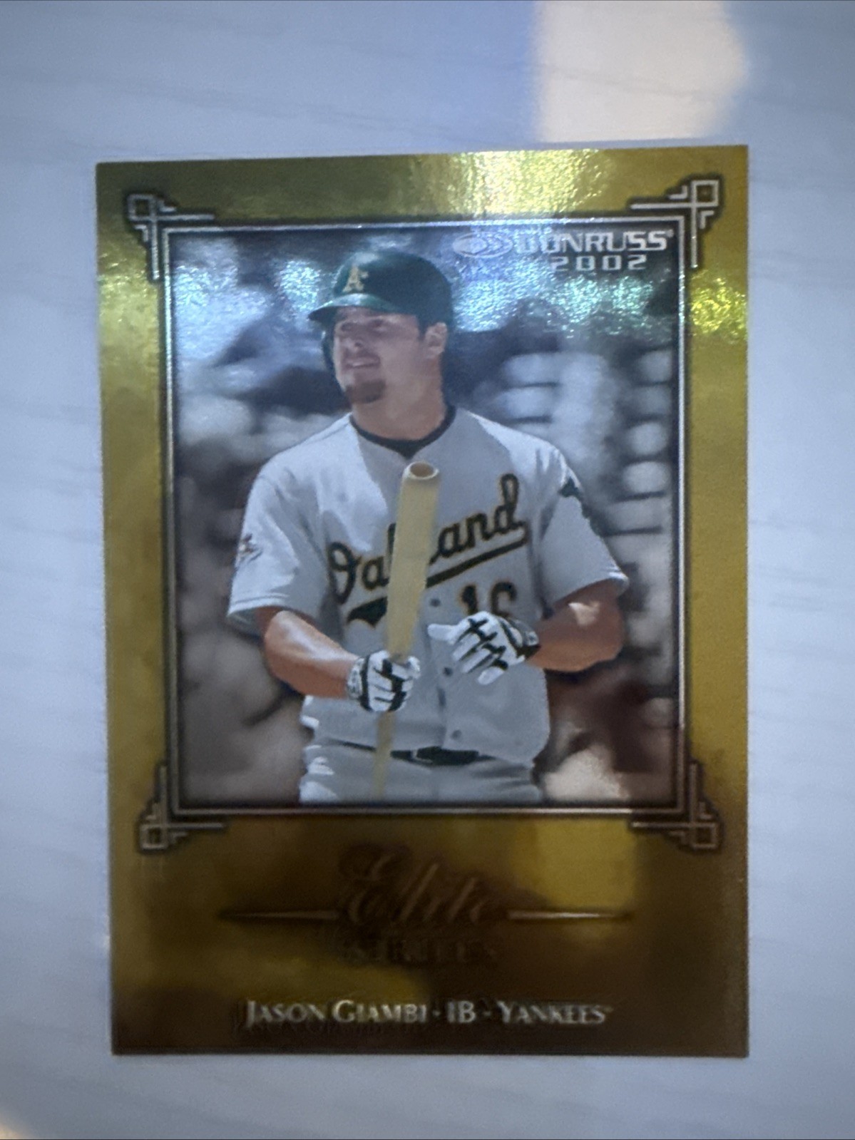 2002 Donruss Elite Series #ES-03 Jason Giambi New York Yankees /2500