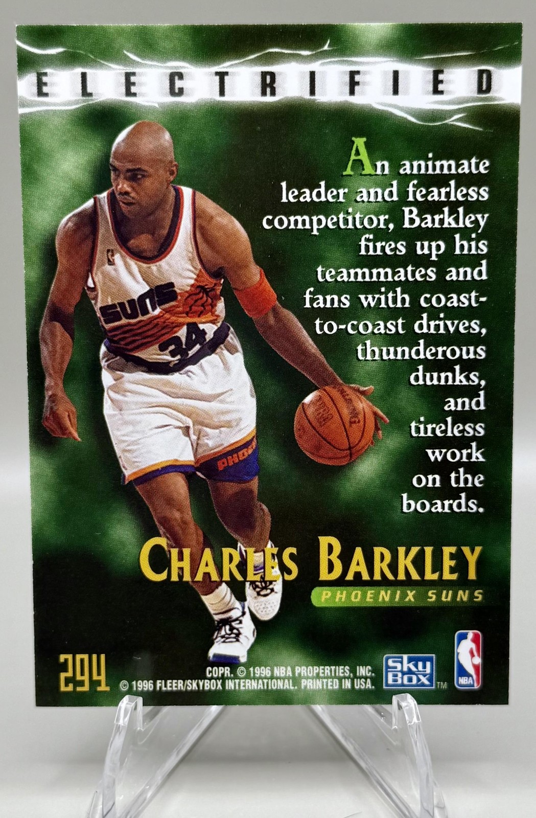 1995-96 SkyBox Premium #294 Charles Barkley