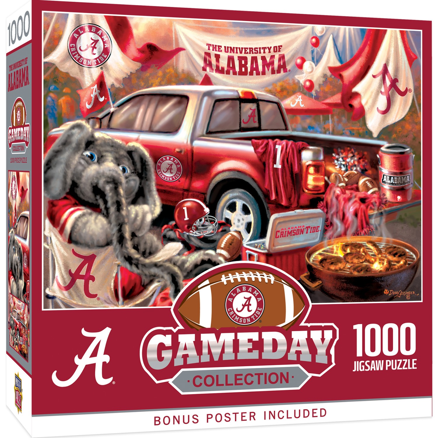 MasterPieces – Alabama Crimson Tide – NCAA Gameday 1000 Piece Jigsaw Puzzle