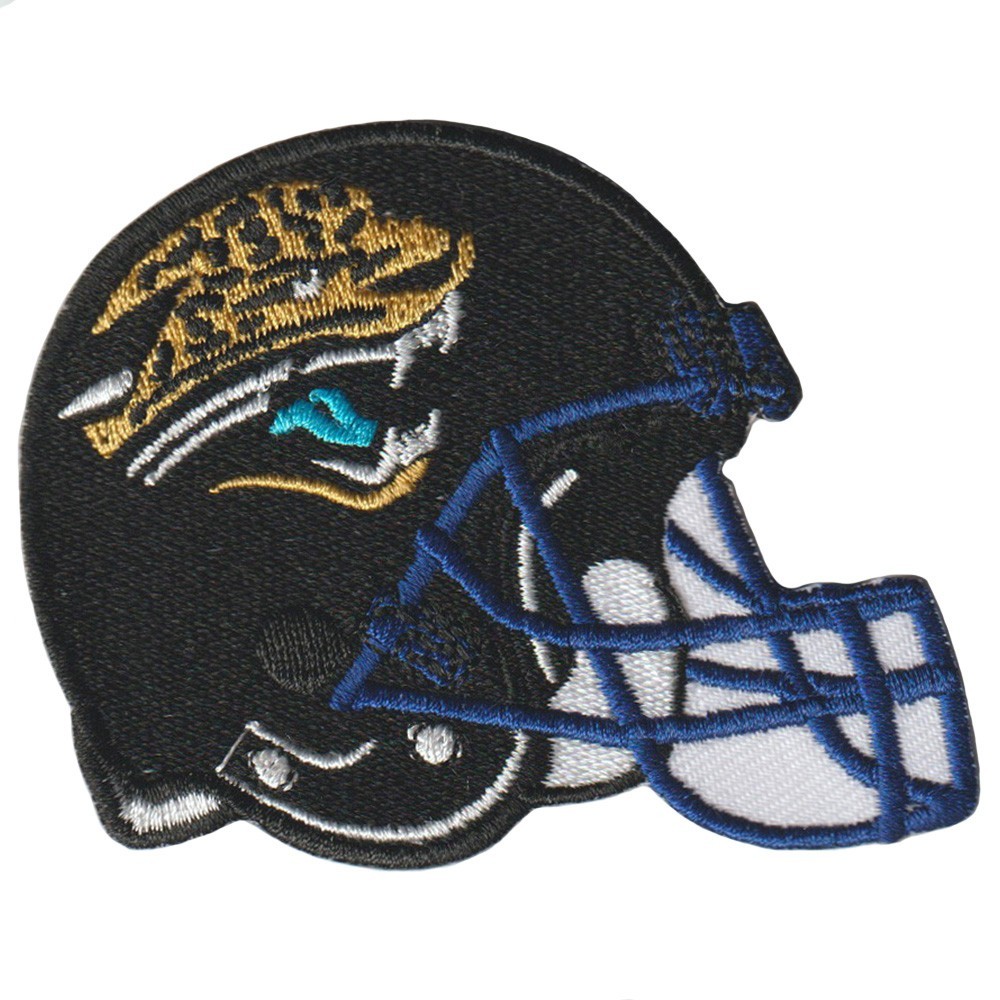 10 pcs Jacksonville Jaguars Helmet Logo Size 3.3 in x 2.5 in Sew Iron On Patches