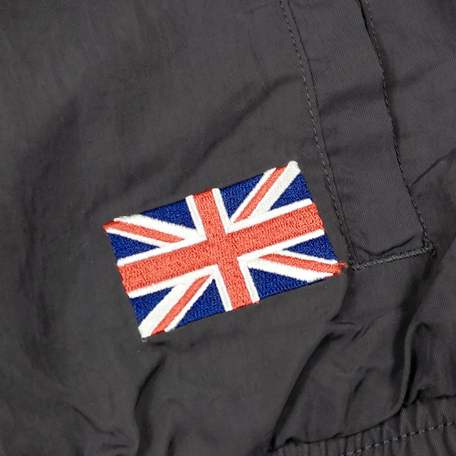 Hollister McLaren Formula 1 Team Windbreaker Jacket British Flag Track Mens XL