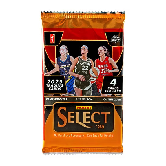 2025 Panini Select WNBA Basketball Hobby Blaster Box 6 Packs Factory Sealed New