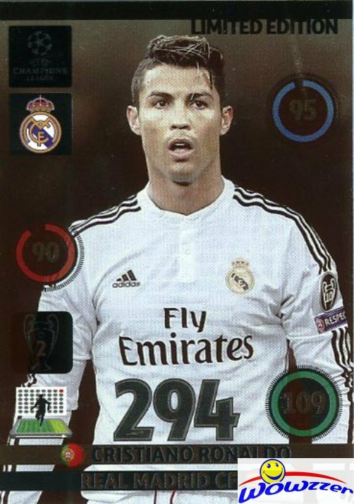 2015 Panini Adrenalyn XL Champions League Cristiano Ronaldo Limited Edition!!