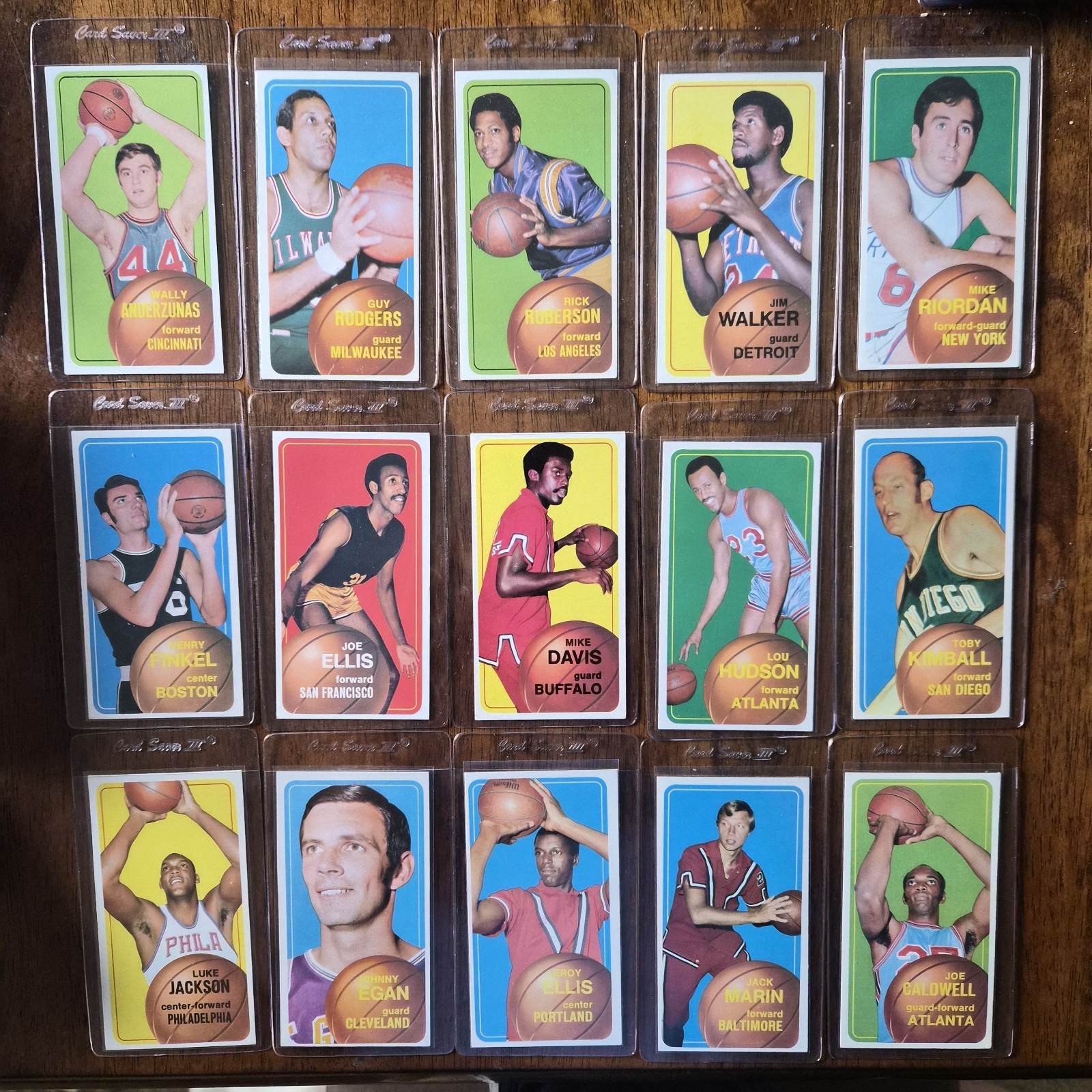1970-71 Topps Basketball Near Set (171/175) Avg EX+ to NM
