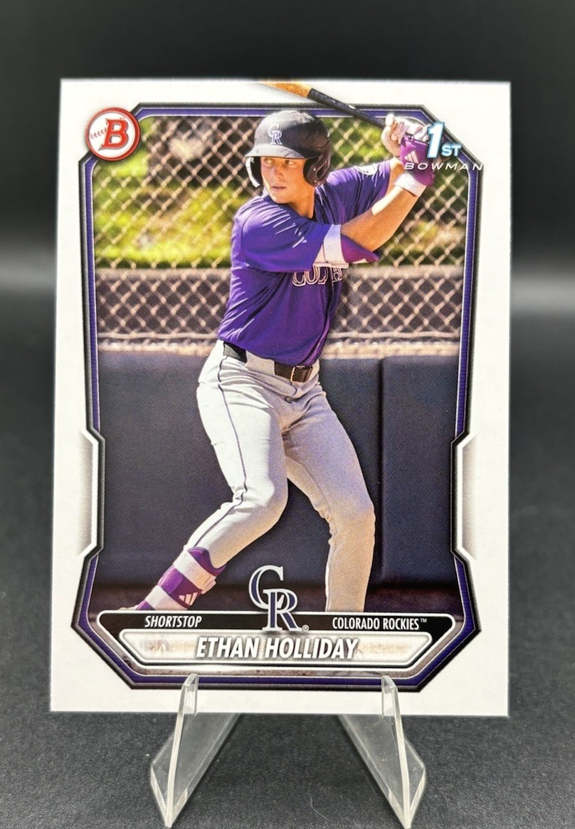 2026 Bowman Prospects 1st #BP-1 Ethan Holliday – Rockies
