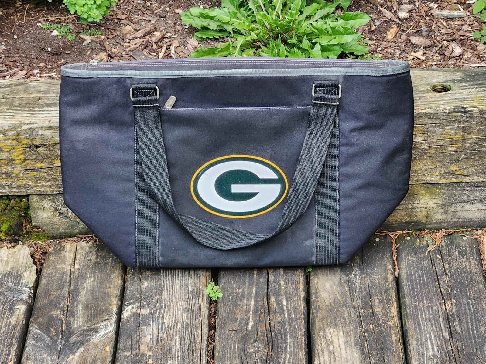 Green Bay Packers Insulated Tote Picnic Tire Bag Caddy Cooler Lunch Tailgate NFL