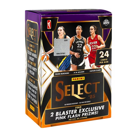 2025 Panini Select WNBA Basketball Hobby Blaster Box 6 Packs Factory Sealed New