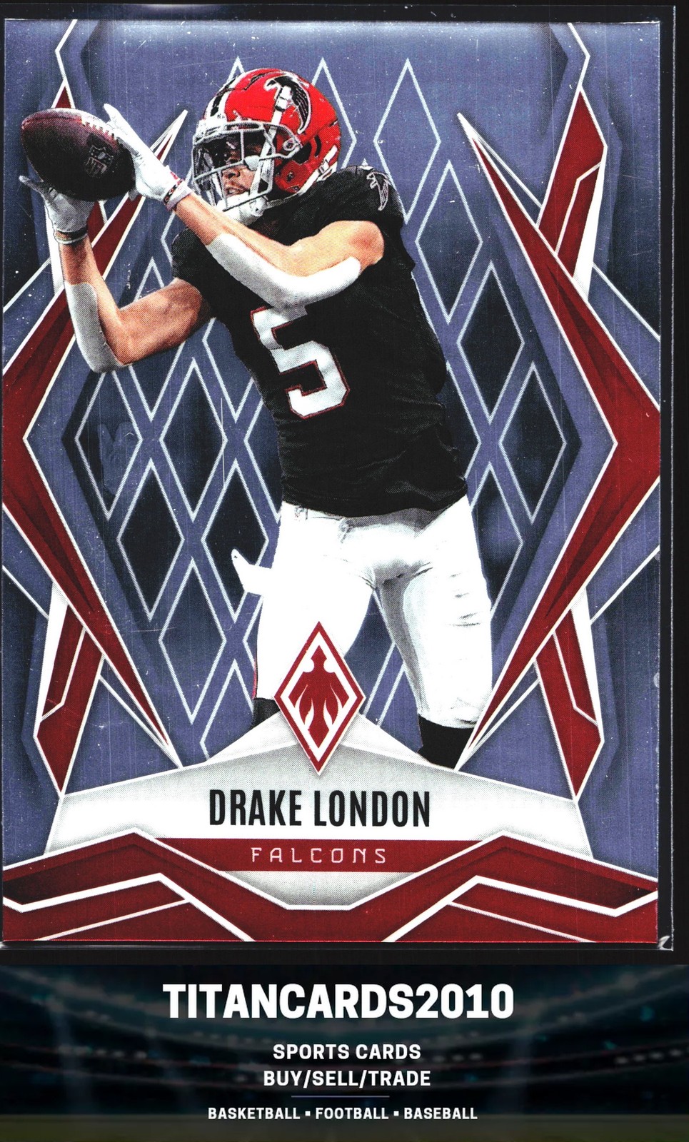 Drake London 2025 Panini Phoenix Atlanta Falcons #126