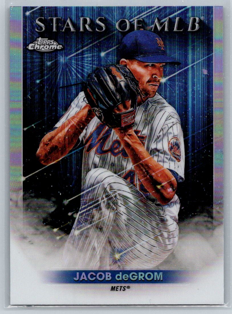 2022 Topps #SMLBC-13 Jacob deGrom Stars of MLB Chrome Near mint or better