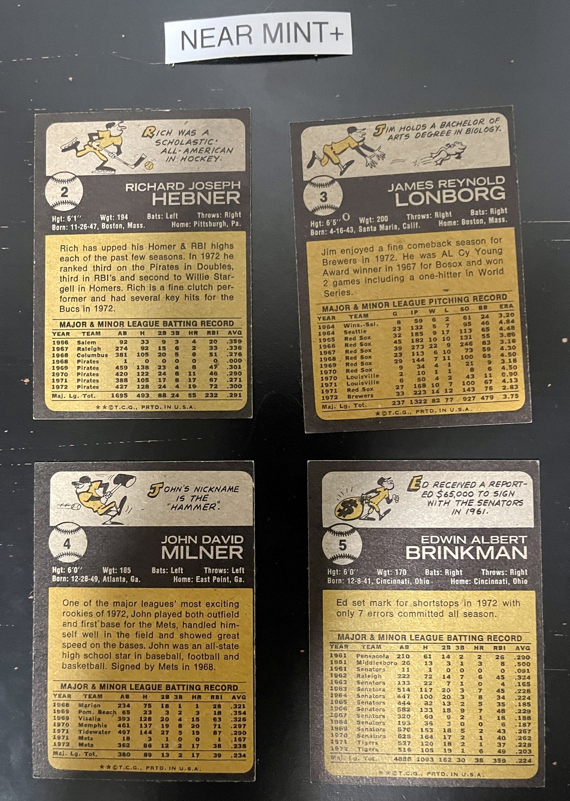 1973 Topps Baseball Cards 126-275 (P-NM) – You Pick – Complete Your Set